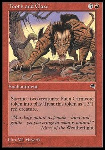Tooth and Claw - Tempest (Rare) Main image