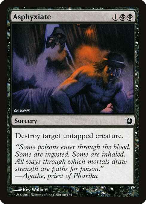 Asphyxiate – Born of the Gods (BNG-60) Magic: The Gathering card
