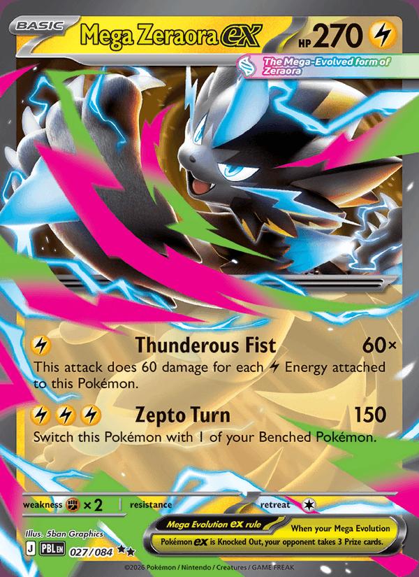 Mega Zeraora ex - Pitch Black (Double Rare) [PBL-027] Main image