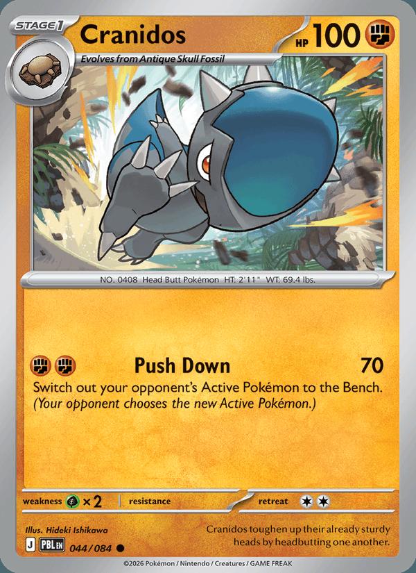 Cranidos - Pitch Black (Common) [PBL-044] Imagen principal del producto