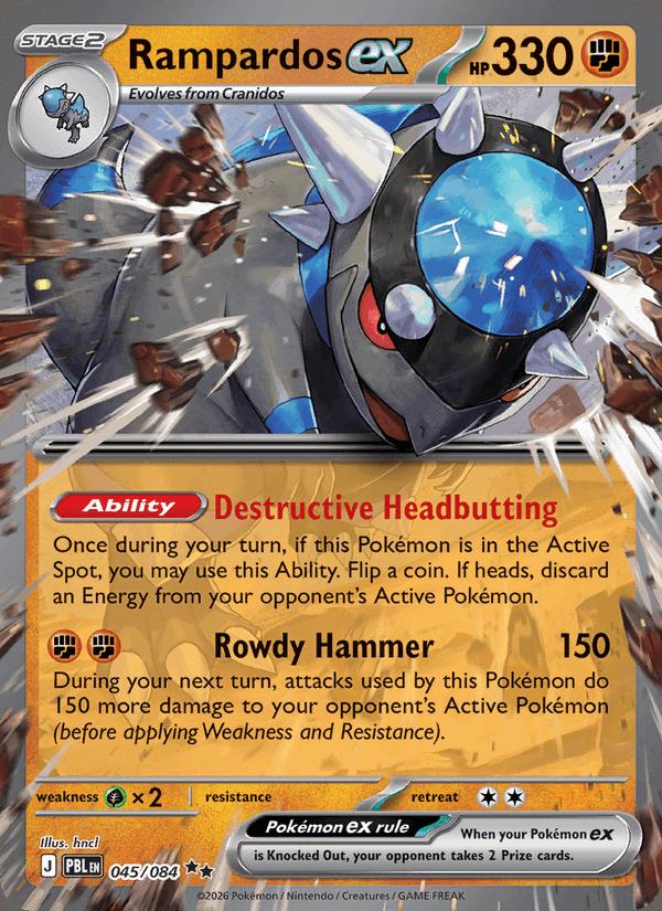 Rampardos ex - Pitch Black (Double Rare) [PBL-045] Hoofdafbeelding