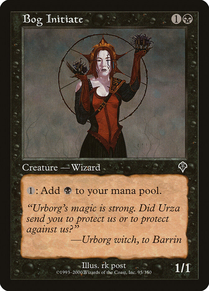 Magic-kaart Bog Initiate INV-95 uit Invasion (Common)
