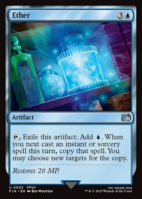 Ether – Final Fantasy (FIN-53) Magic: The Gathering card | LC-REM-20260804-15568983949644-896ee6e9-15a9-4974-b576-50f4759fac38 Main image