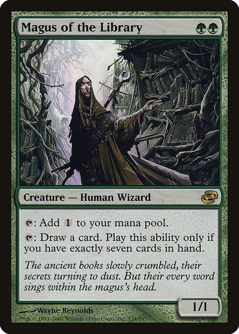 Magus of the Library – Planar Chaos (PLC-134) Magic: The Gathering card
