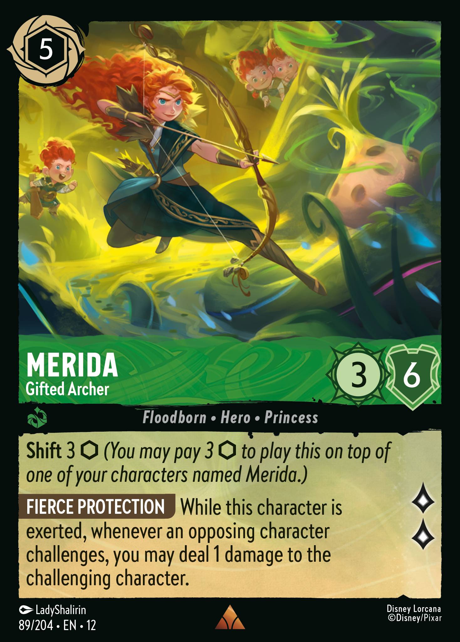 Merida - Gifted Archer — Wilds Unknown (12WIL-89) Disney Lorcana card Imagen principal del producto
