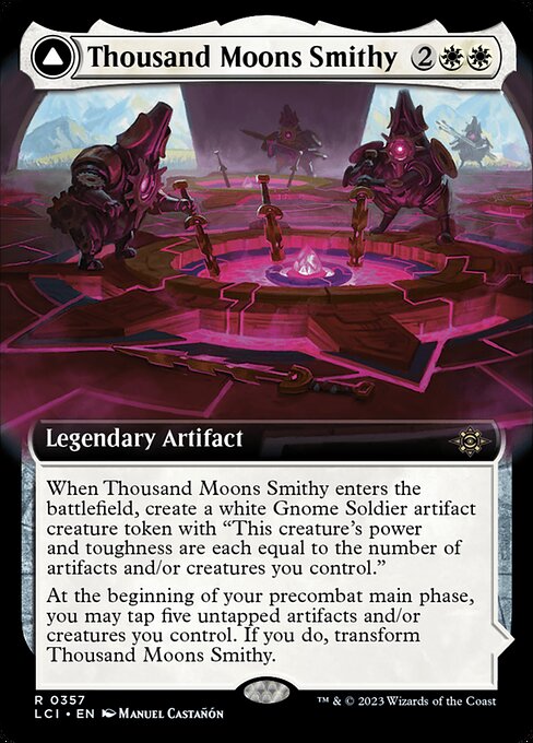Thousand Moons Smithy // Barracks of the Thousand – The Lost Caverns of Ixalan (LCI-357) Magic: The Gathering card | LC-REM-20260804-15393059078476-89a0f7fe-6bff-4c0a-b419-1f4f457c194c