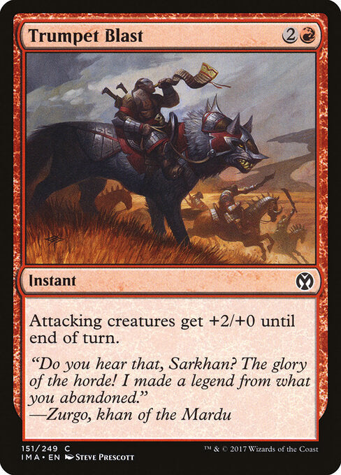 Trumpet Blast – Iconic Masters (IMA-151) Magic: The Gathering card | LC-REM-20260804-15610376978764-89a3e069-856a-4fe7-9357-56697fb665fc