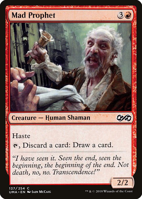 Mad Prophet – Ultimate Masters (UMA-137) Magic: The Gathering card | LC-REM-20260804-15610378223948-89a62145-8dad-4385-9c6d-8cf8bfdad681