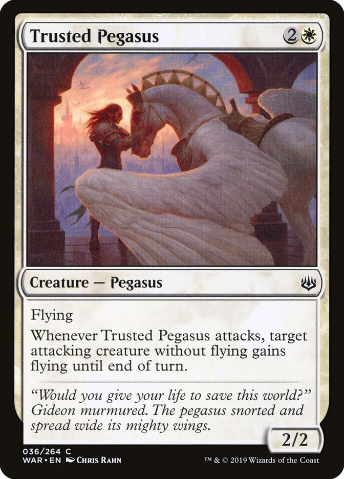 Trusted Pegasus - War of the Spark (Common) [WAR-36] Imagen principal del producto