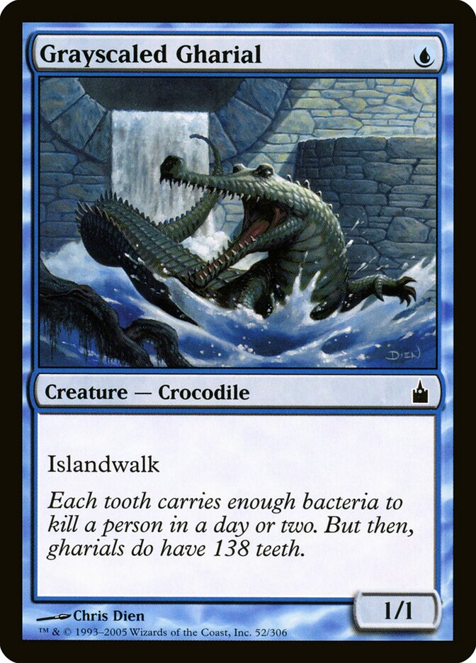 Grayscaled Gharial - Ravnica: City of Guilds (Common) [RAV-52]