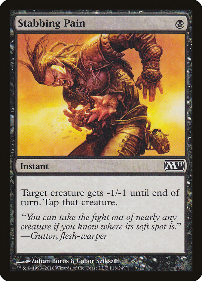 Stabbing Pain - Magic 2011 (Common) [M11-118]