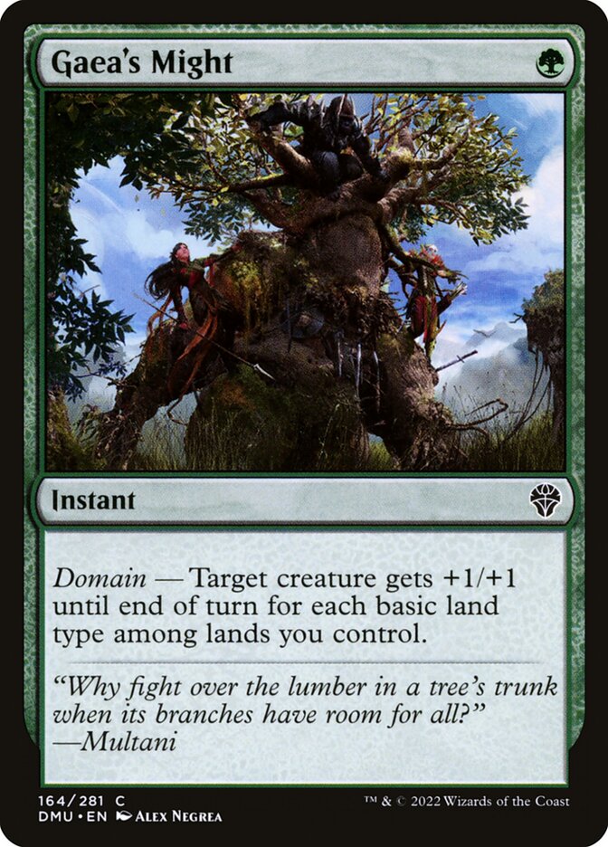 Gaea's Might - Dominaria United (Common) [DMU-164]