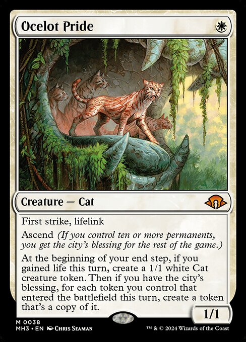 Ocelot Pride – Modern Horizons 3 (MH3-38) Magic: The Gathering card Imagen principal del producto