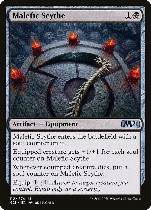 Malefic Scythe – Core Set 2021 (M21-112) Magic: The Gathering card | LC-REM-20260804-15909430264140-89e2bc57-8f18-4ba1-a11b-9d69d029f56a Hauptbild
