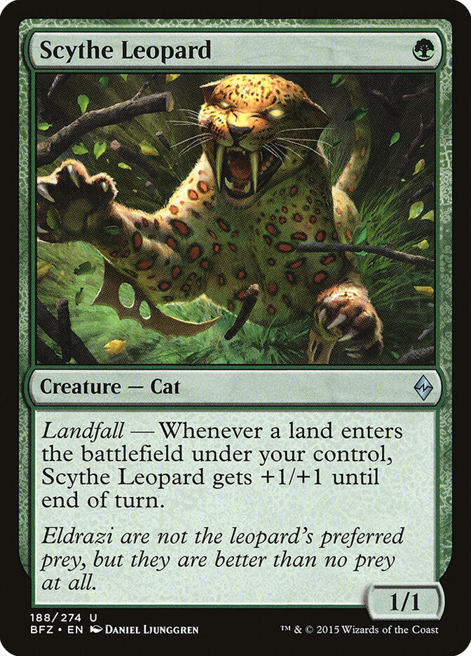 Scythe Leopard - Battle for Zendikar (Uncommon) [BFZ-188]