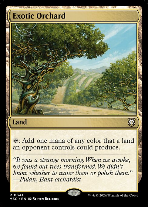 Exotic Orchard – Commander: Modern Horizons 3 (M3C-341) Magic: The Gathering card