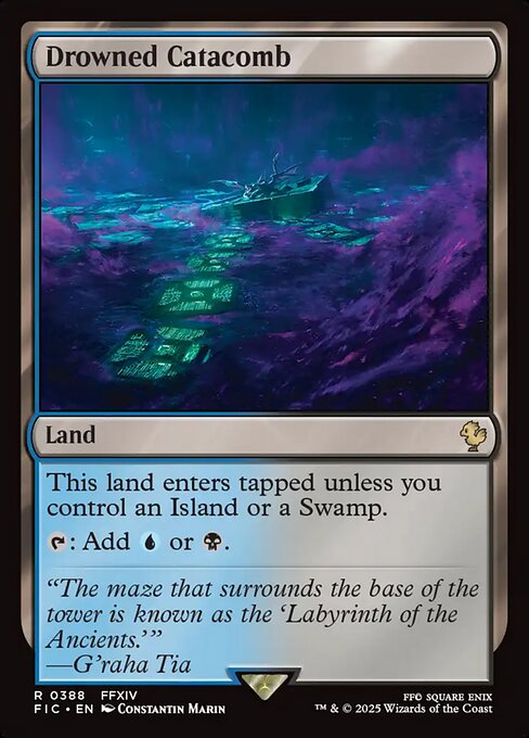 Drowned Catacomb – Final Fantasy Commander (FIC-388) Magic: The Gathering card | LC-REM-20260804-15339551588684-8a47d5f6-e08d-4311-97d0-16f7737b83a0
