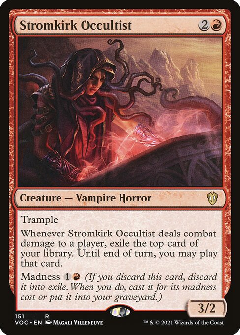Stromkirk Occultist – Crimson Vow Commander (VOC-151) Magic: The Gathering card | LC-REM-20260804-15369930178892-8a631816-f5c0-4608-9078-0486a0bf6a49