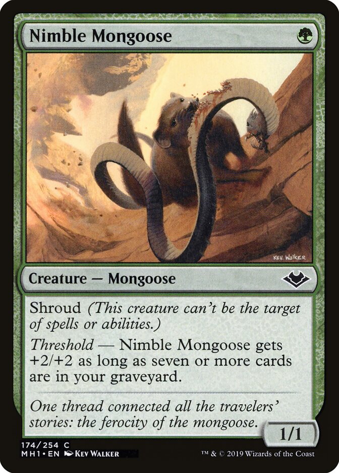 Nimble Mongoose - Modern Horizons (Common) [MH1-174]