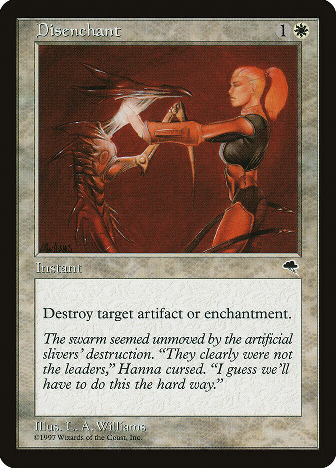 Magic-kaart Disenchant TMP-16 uit Tempest (Common)