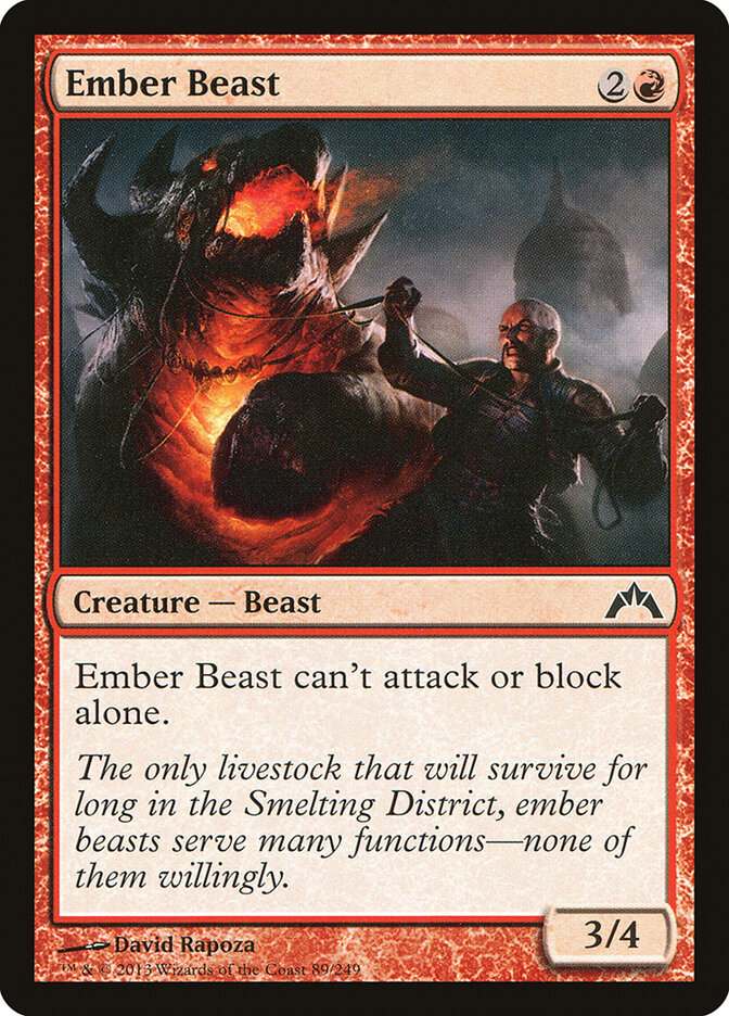 Ember Beast - Gatecrash (Common) [GTC-89]
