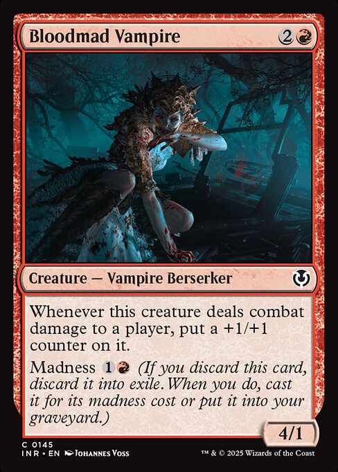 Bloodmad Vampire – Innistrad Remastered (INR-145) Magic: The Gathering card