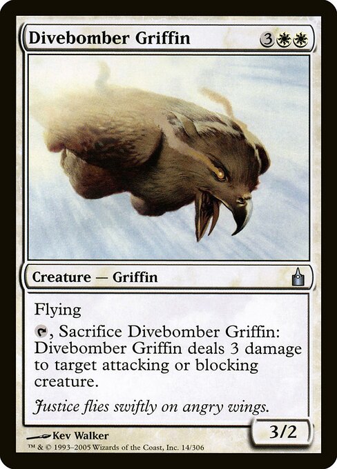 Divebomber Griffin – Ravnica: City of Guilds (RAV-14) Magic: The Gathering card
