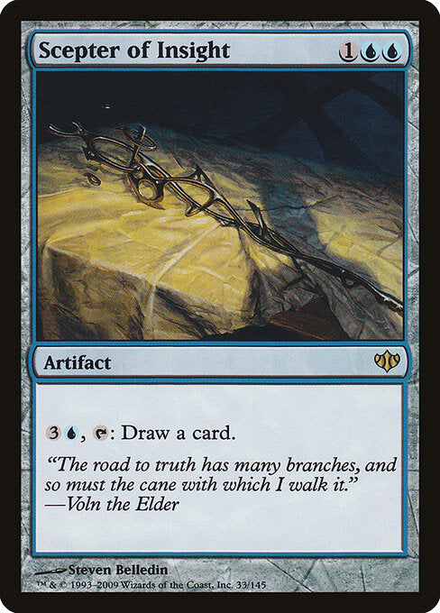 Scepter of Insight – Conflux (CON-33) Magic: The Gathering card | LC-REM-20260804-15151508095308-8ac51021-e66c-4cd1-b54f-031b69d9699f Main image