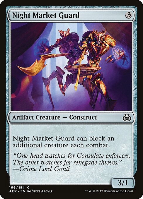 Night Market Guard – Aether Revolt (AER-166) Magic: The Gathering card