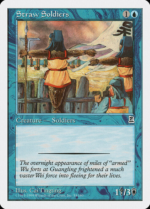 Straw Soldiers – Portal Three Kingdoms (PTK-54) Magic: The Gathering card | LC-REM-20260804-15476052394316-8ae5ba21-eb8e-4663-bfd8-3e19a0c10774