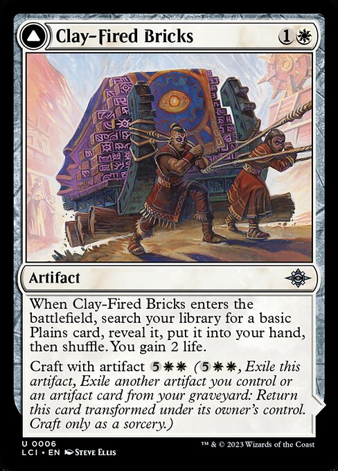 Clay-Fired Bricks // Cosmium Kiln – The Lost Caverns of Ixalan (LCI-6) Magic: The Gathering card | LC-REM-20260804-15393147519308-8aece300-656b-4e0d-a45f-aa7feaff0a4e