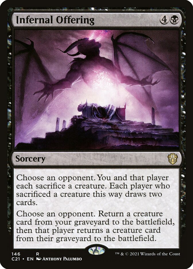 Infernal Offering - Commander: Strixhaven (Rare) [C21-146]