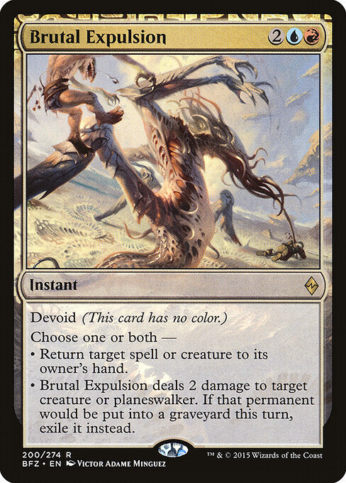 Brutal Expulsion – Battle for Zendikar (BFZ-200) Magic: The Gathering card
