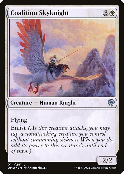 Coalition Skyknight – Dominaria United (DMU-14) Magic: The Gathering card