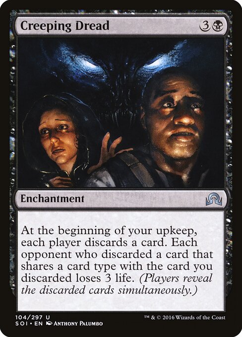 Creeping Dread – Shadows over Innistrad (SOI-104) Magic: The Gathering card