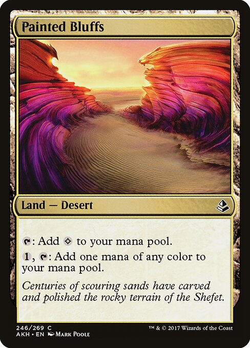 Painted Bluffs – Amonkhet (AKH-246) Magic: The Gathering card