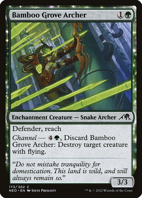 Bamboo Grove Archer – Kamigawa: Neon Dynasty (NEO-173) Magic: The Gathering card | LC-REM-20260804-15610415448396-8b43bb9f-1b84-41cc-a4f9-5875ae6d207c Hauptbild