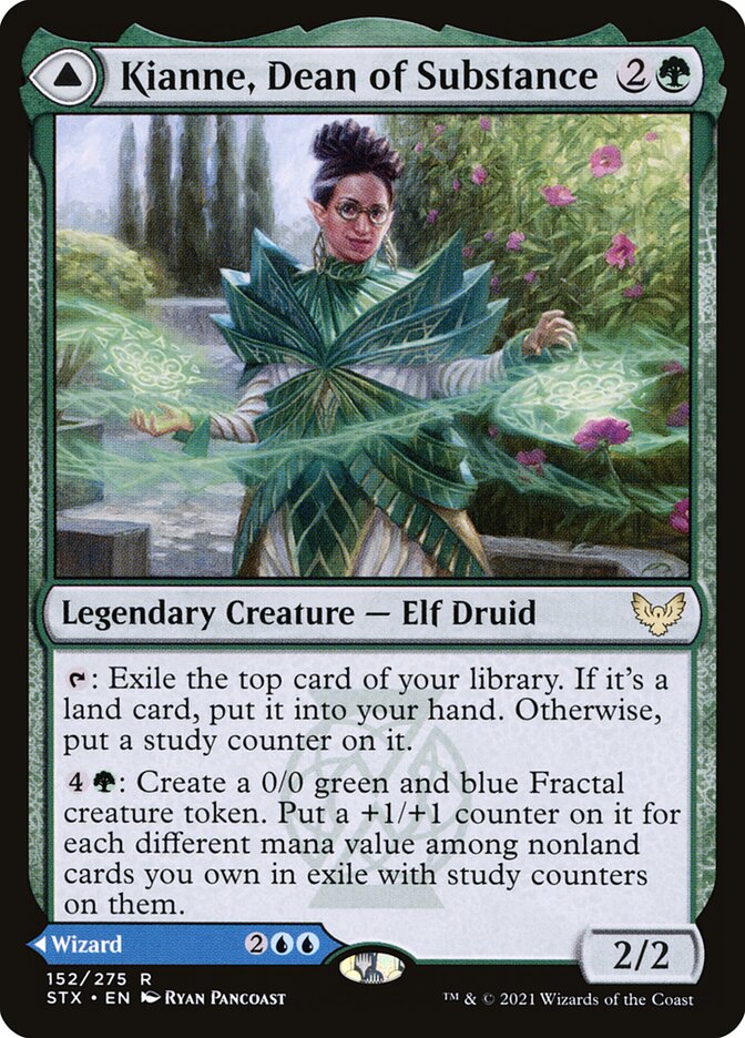 Kianne, Dean of Substance // Imbraham, Dean of Theory - Strixhaven: School of Mages (Rare) [STX-152] Imagen principal del producto