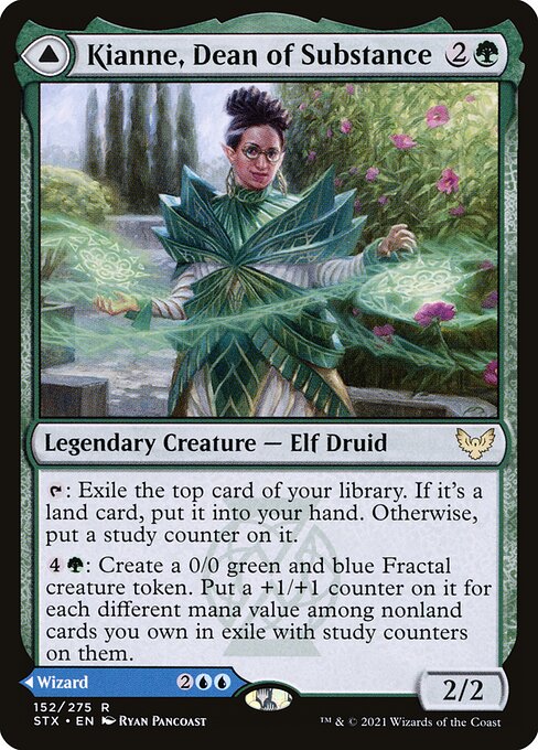 Kianne, Dean of Substance // Imbraham, Dean of Theory – Strixhaven: School of Mages (STX-152) Magic: The Gathering card | LC-REM-20260804-15150843986252-8b45dc40-6827-46a7-a9b7-802be698d053