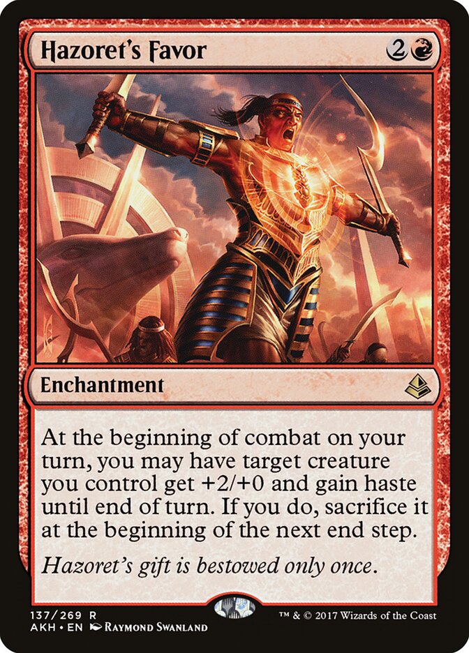 Hazoret's Favor - Amonkhet (Rare) [AKH-137]