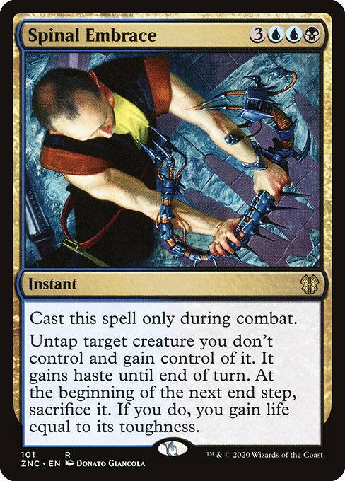 Spinal Embrace – Zendikar Rising Commander (ZNC-101) Magic: The Gathering card | LC-REM-20260804-15151555707212-8b647204-715a-4f30-9ba3-f0be3410c0a0 Image principale du produit