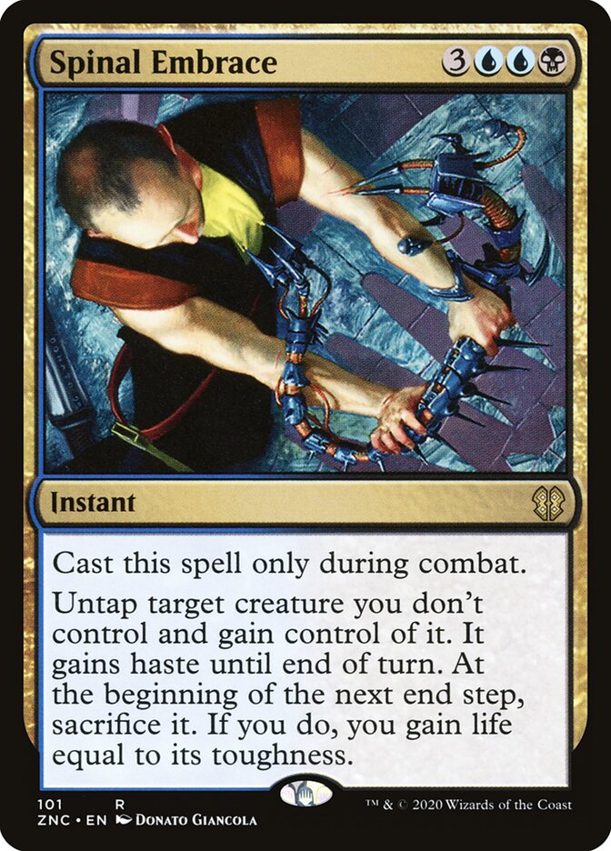 Spinal Embrace - Commander: Zendikar Rising (Rare) [ZNC-101] Main image