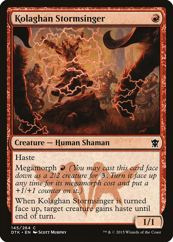 Kolaghan Stormsinger - Dragons of Tarkir (Common) [DTK-145] Hoofdafbeelding