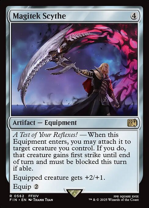 Magitek Scythe – Final Fantasy (FIN-562) Magic: The Gathering card | LC-REM-20260804-15935522177356-8b691d42-3498-4d47-9a46-f7c376df8886 Immagine principale del prodotto
