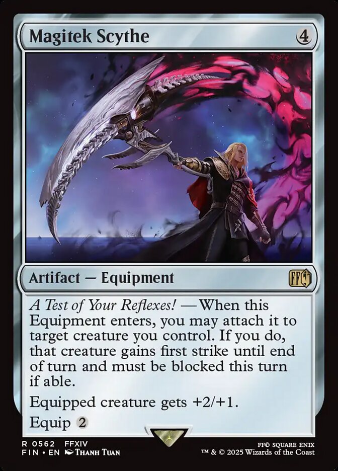 Magic-kaart Magitek Scythe FIN-562 uit Final Fantasy (Rare) Main image