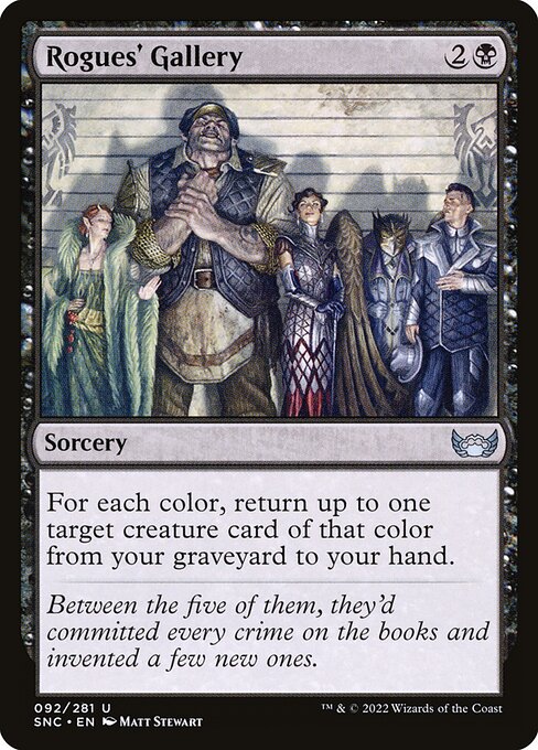 Rogues' Gallery – Streets of New Capenna (SNC-92) Magic: The Gathering card