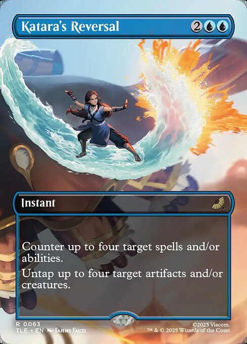 Katara's Reversal – Magic: The Gathering | Avatar: The Last Airbender: Eternal (TLE-63) Magic: The Gathering card