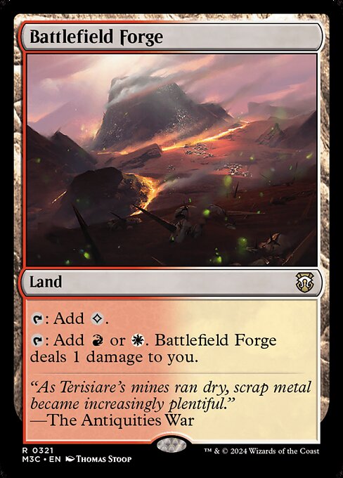 Battlefield Forge – Modern Horizons 3 Commander (M3C-321) Magic: The Gathering card | LC-REM-20260804-15339523735884-8ba7cd01-5fa4-40e2-a6d3-fe5e876f69b0