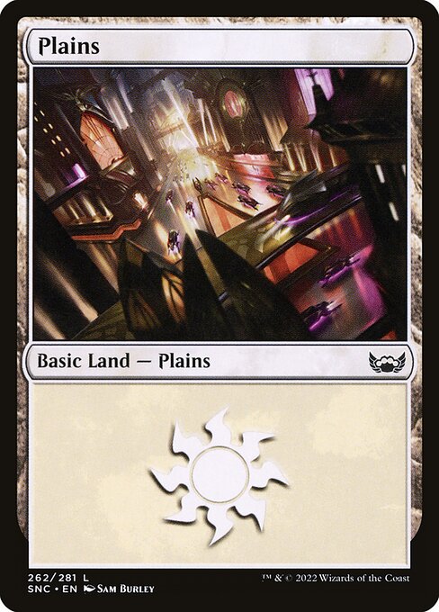 Plains – Streets of New Capenna (SNC-262) Magic: The Gathering card