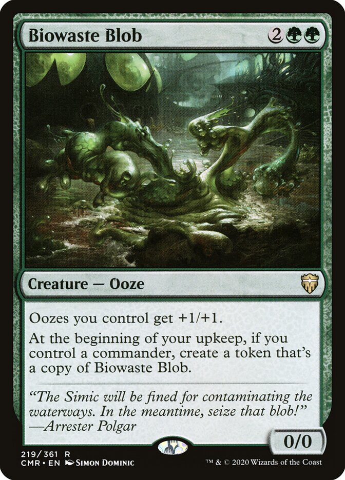Biowaste Blob - Commander Legends (Rare) [CMR-219]